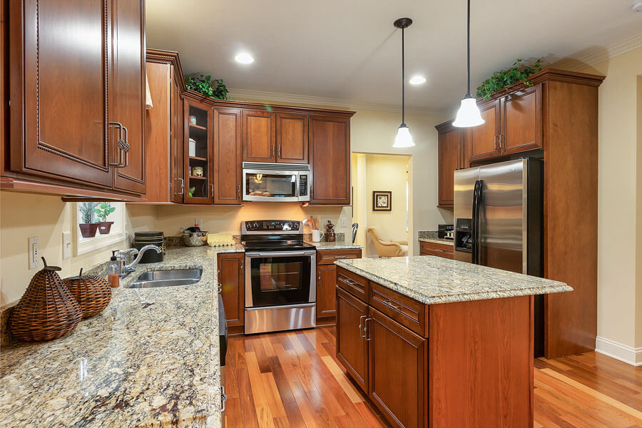 Gourmet kitchen photo by State College real estate photographer Rusty Glessner