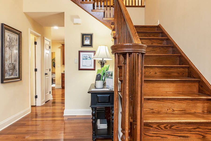 Staircase photo by State College real estate photographer Rusty Glessner